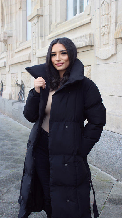 Lange Winterjacke