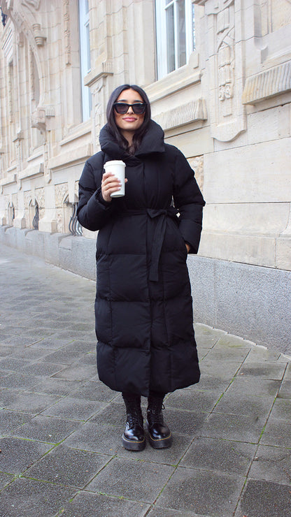 Lange Winterjacke